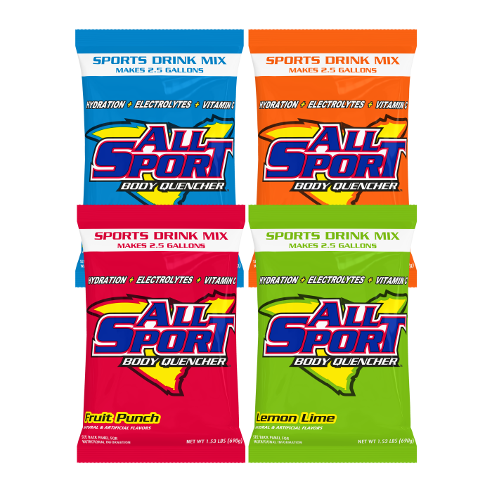 All Sport Body Quencher – Drink Mix – Variety Pack – 2.5 gal