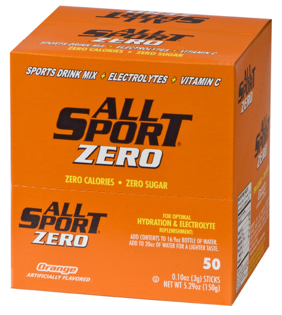 All Sport Zero – Drink Mix – Orange – 50ct