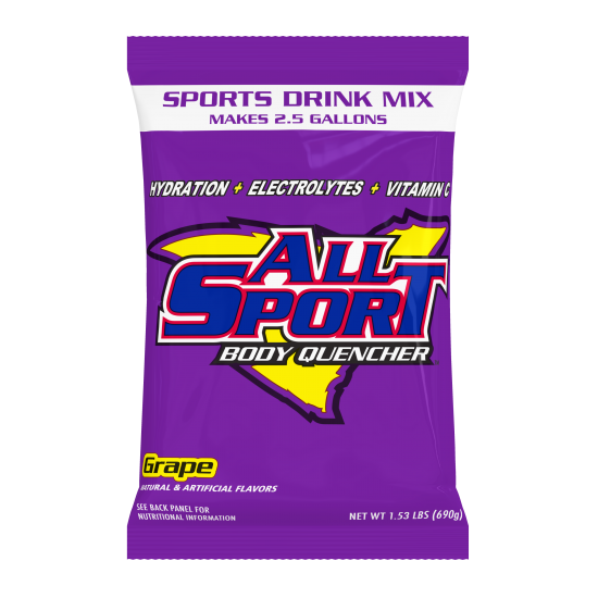 All Sport Body Quencher – Drink Mix – Grape – 2.5 gal