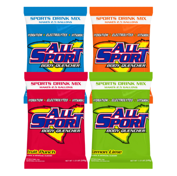 All Sport Body Quencher – Drink Mix – Variety Pack – 2.5 gal