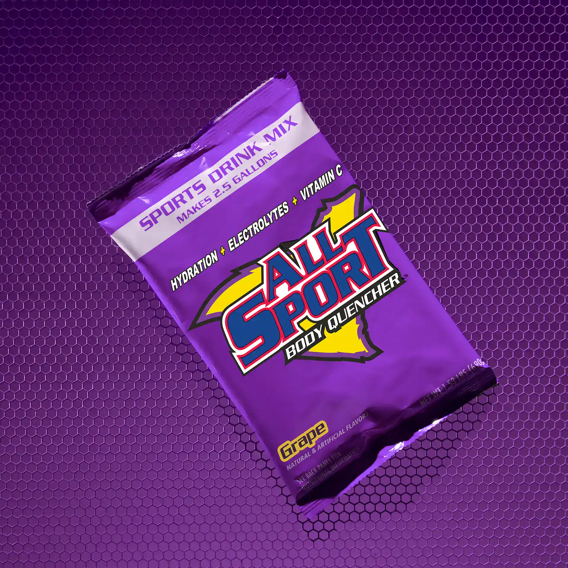 All Sport Body Quencher – Drink Mix – Grape, 2.5 gal